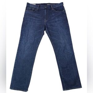 GAP Men’s Medium Dark Wash Soft Wear Straight Leg Jeans | Size 38x32